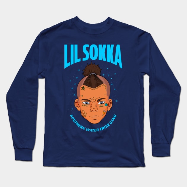 Lil Sokka Long Sleeve T-Shirt by CalebLindenDesign